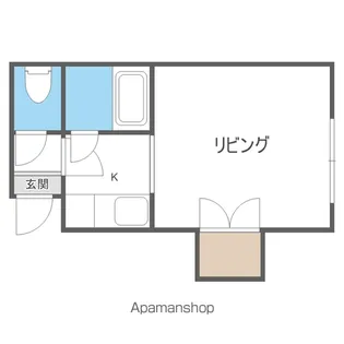 ロアール新札幌A【210号室】の間取り