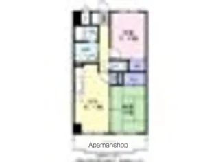 エクセラン東松戸【2階】の間取り