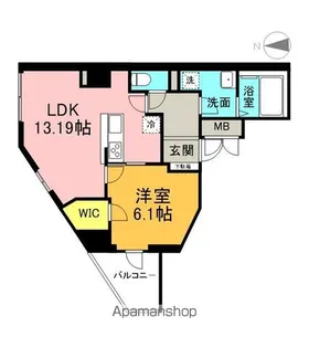 DAIWA GRACE MAISON KAMEIDO【5階】の間取り