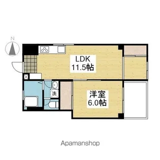 スミタスヴィレッジ空港通Ⅰ【507号室】の間取り