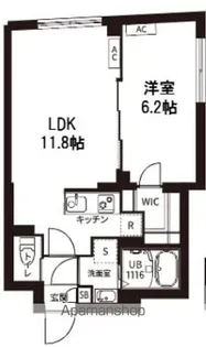 レピュア旗の台レジデンス【101号室】の間取り