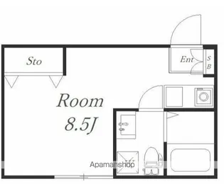 ダイヤモンドヒルズ阪東橋【1階】の間取り