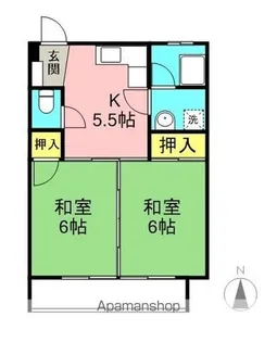 若原ビル【4階】の間取り
