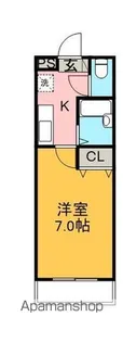 エクセル東浦【1-C号室】の間取り