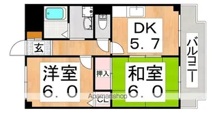 サンライフ【3階】の間取り