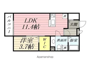 ローズ・T・コースト【1階】の間取り