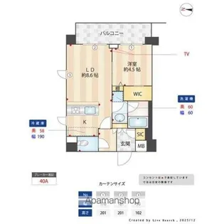エミリブ下落合【6階】の間取り