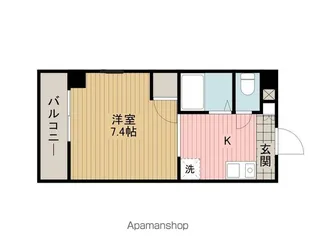 グリーンハイム広瀬【4階】の間取り