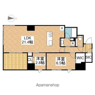 ザ・レジデンスパーク栄【15階】の間取り