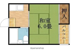 戎マンション【2階】の間取り