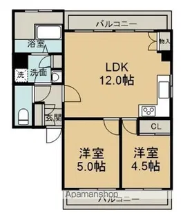 第2岡田ビル【3F号室】の間取り