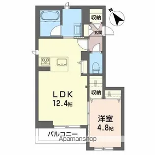 ベレオ ミカⅡ【1階】の間取り