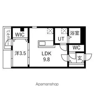 アヴァンセ一宮【4階】の間取り
