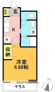 東京都世田谷区松原2丁目【マンション】の間取り