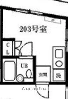 クリアハウス?荻【203号室】の間取り