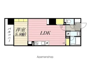 S−FORT警固タワー(旧サムティ警固タワー)【13階】の間取り