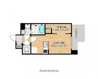 MODERN PALAZZO 博多デュオグランデEAST【3階】の間取り