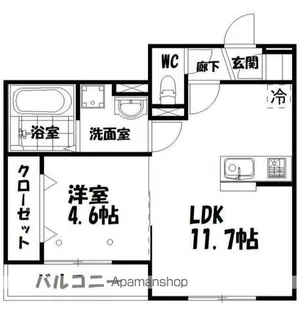 D−HILLS半田町【3階】の間取り