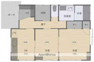 茨城県日立市東多賀町5丁目【一戸建】の間取り