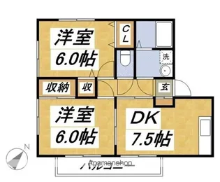 サンセール氷川台(002200)【1階】の間取り