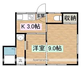 ダイヤコーポ【1階】の間取り