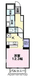 リッチオークヒルズD【1階】の間取り