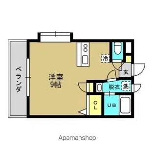 プレファランス鷹師【201号室】の間取り