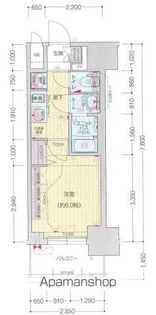 プレサンス上前津ディアシス【4階】の間取り