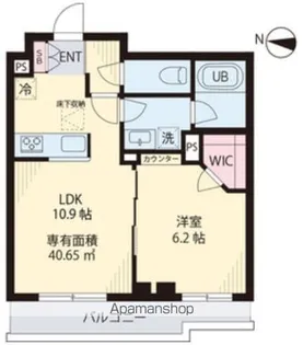 BRANCHE NAKANOSHINBASHI【1階】の間取り