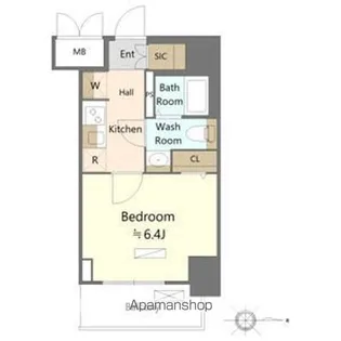 SHOKEN Residence名古屋NORTH【10階】の間取り