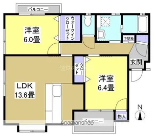 アプローズマンション【3階】の間取り
