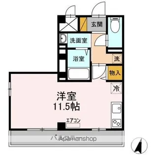 ラフィネ七光台【2階】の間取り