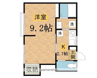 フェルト ムント【201号室】の間取り