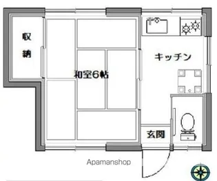 第二芙蓉荘【2階】の間取り