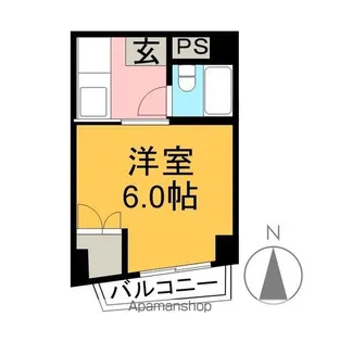 まどかハイツ【4階】の間取り