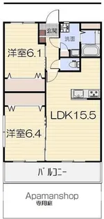 ジュネスⅡ【101号室】の間取り