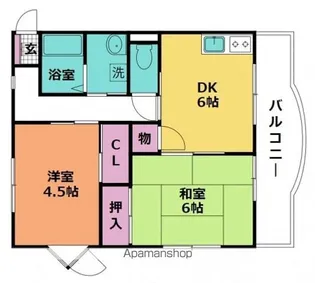 メゾンパークジャルダン【1階】の間取り