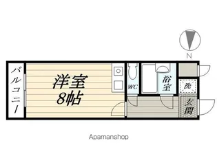 ポンデロッサ鶴見Ⅱ【1階】の間取り