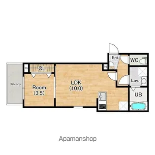 ジーメゾン北名古屋徳重ミソーレ【2階】の間取り
