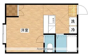 サンハイツ【1階】の間取り