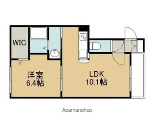 LOUVET9(ルーヴェ ナイン)【203号室】の間取り