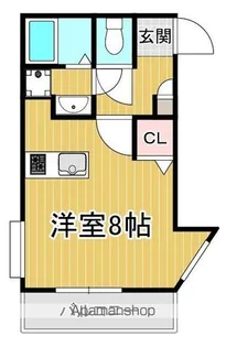 リーベンパレス郡元【5階】の間取り