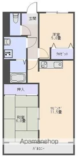 ヴィラアイレックス【205号室】の間取り