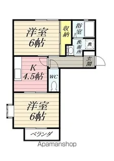サンヴェール【1階】の間取り