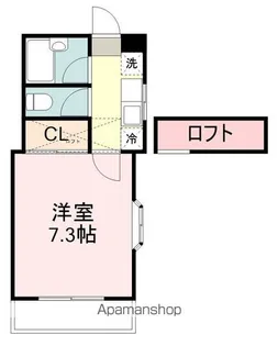 アーバン子平町【205号室】の間取り