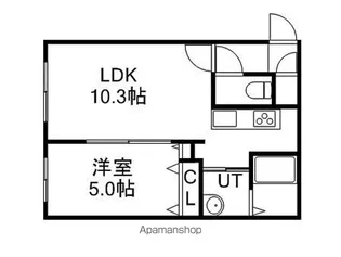 Qualia栄通【4階】の間取り