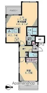イーストポイント中野【5階】の間取り