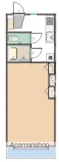 能越マンション【2階】の間取り