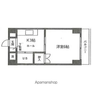 ラメゾン藤ヶ丘【6階】の間取り