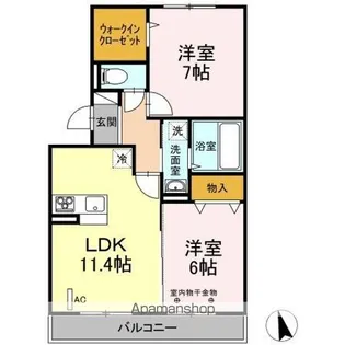 サロン・ド・RIKU【2階】の間取り